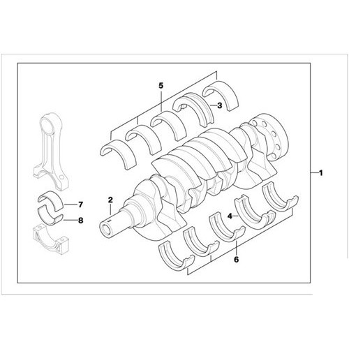 BMW Bed Master M20 320 050 Equipo E30 E34 E36 11211706865